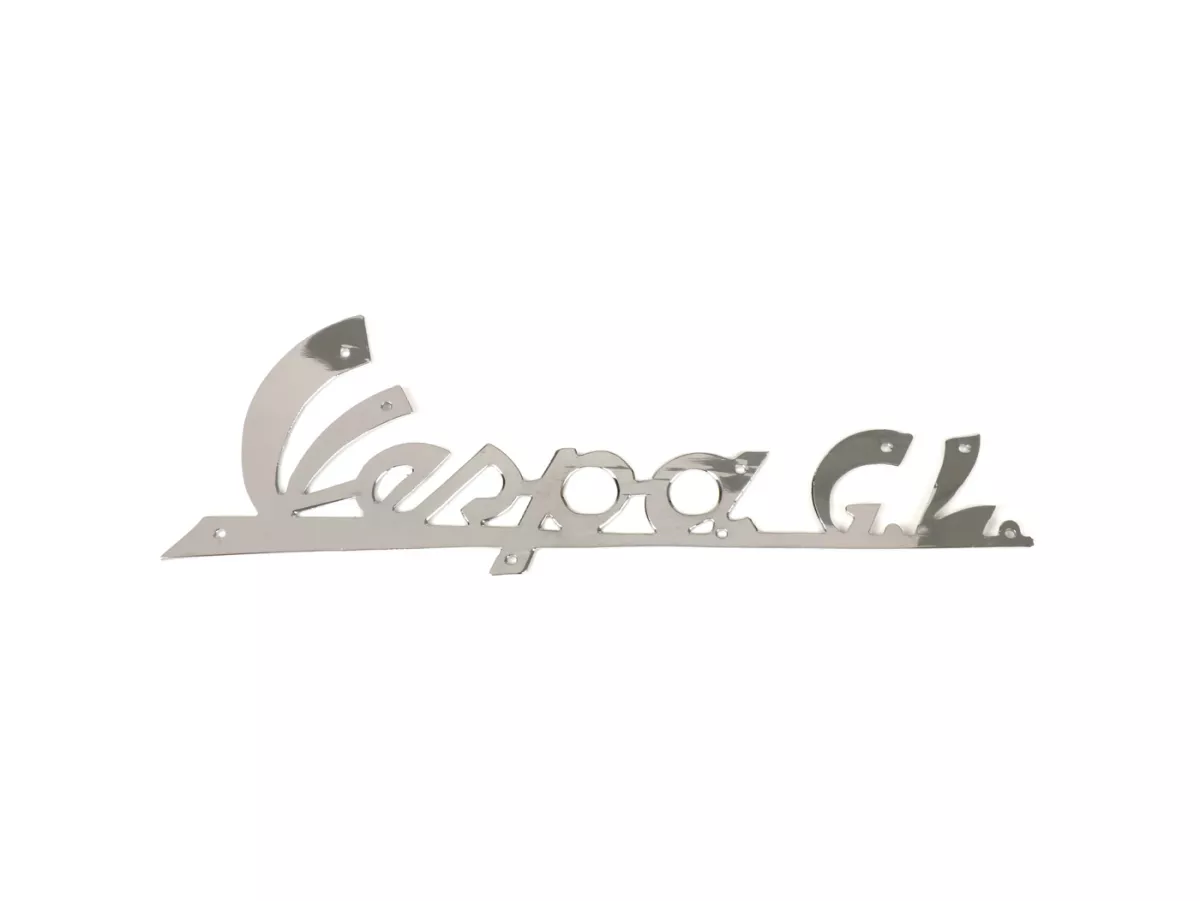 Kentekenplaat belettering -MAURO PASCOLI- Vespa GL150 (VGLA1T 1963-)