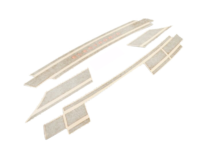 Stickerset -VESPA- Vespa ET3 - Blauw / Rood