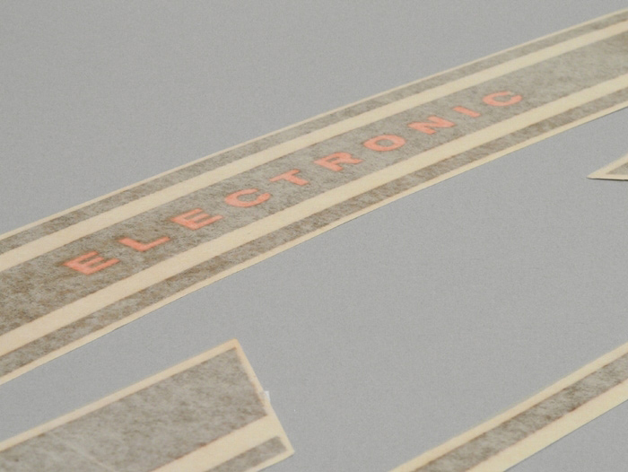 Stickerset -VESPA- Vespa ET3 - Blauw / Rood