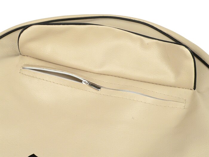 Penutup roda cadangan -Nilon KUALITAS OEM - Vespa 3.50 - 10 - gading, dengan tas