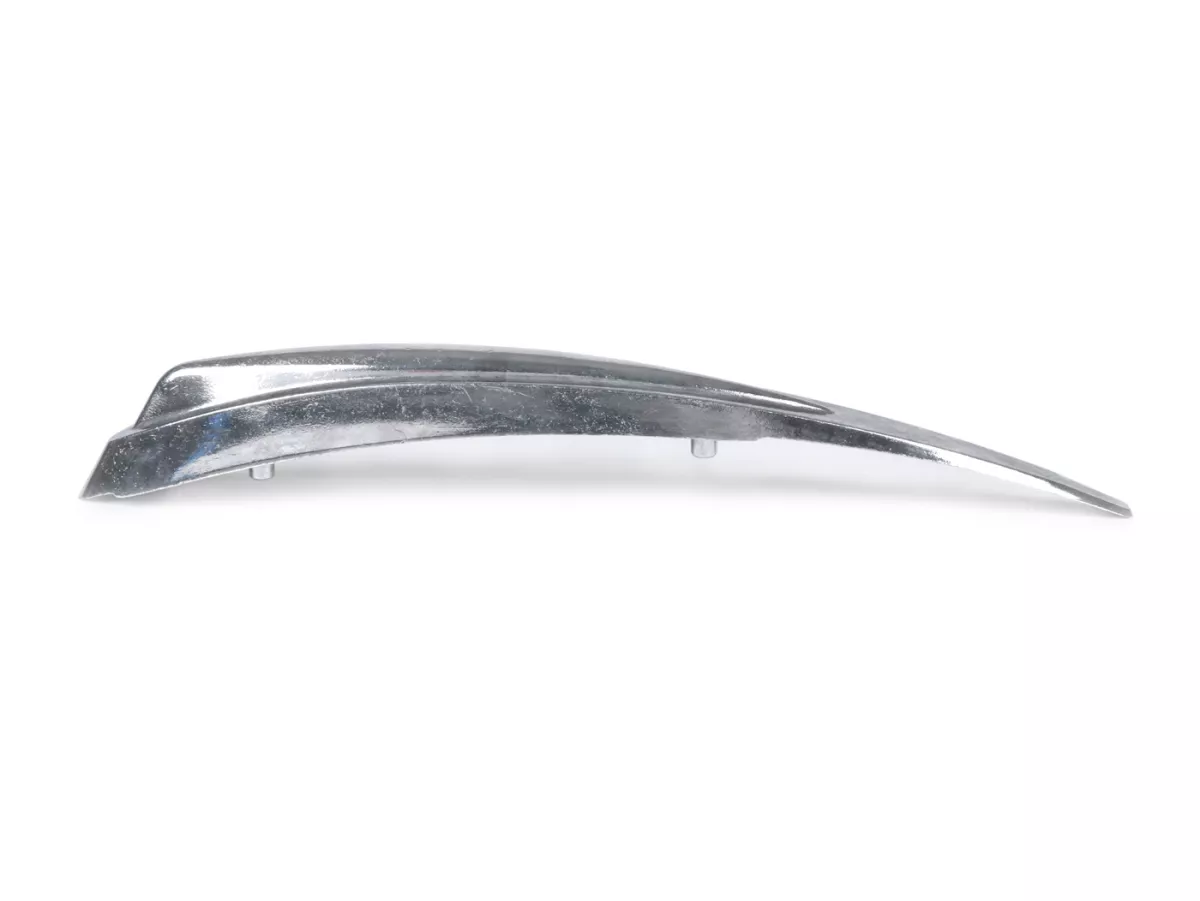 Mudguard crest -OEM QUALITY- Vespa Rally180 (VSD1T), Sprint (-172650), GT/GTR125 (-127357), GL150 (VLA1T), GS160 / GS4 (VSB1T), 180 SS - chrome