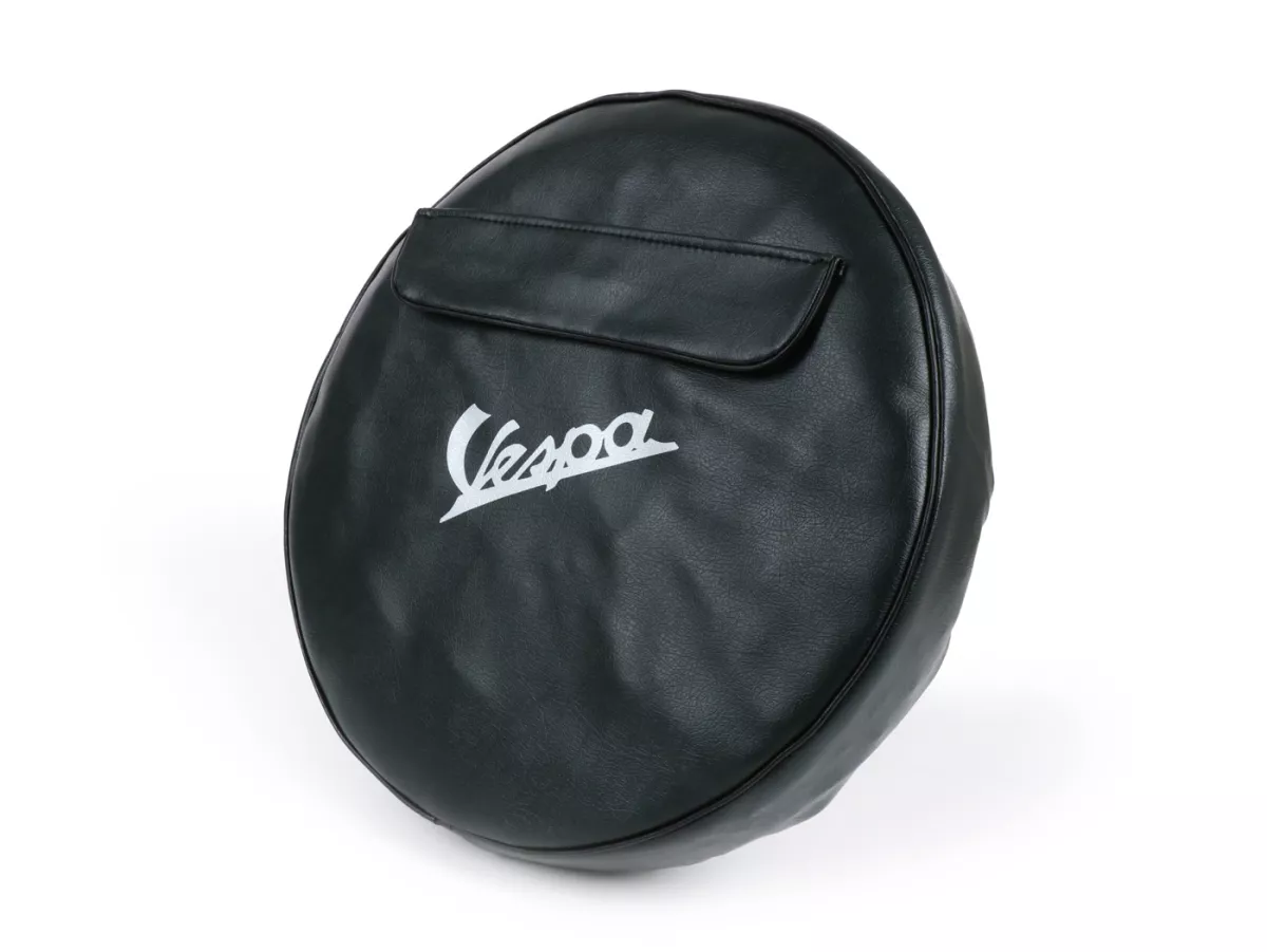 Penutup roda cadangan -KUALITAS OEM- Vespa 3.50 - 8 - Hijau tua, dengan saku