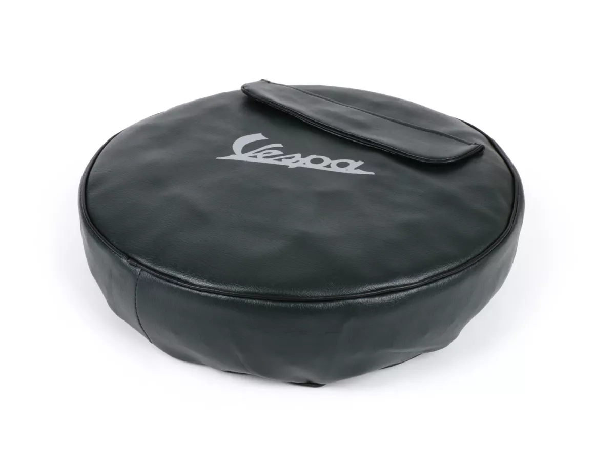 Penutup roda cadangan -KUALITAS OEM- Vespa 3.50 - 8 - Hijau tua, dengan saku