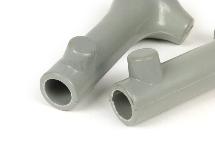 Kaki penyangga -KUALITAS OEM- Ø 15mm - Vespa Wideframe VM, VN, VB, VL, GS150 / GS3 VS1-VS5 - abu-abu