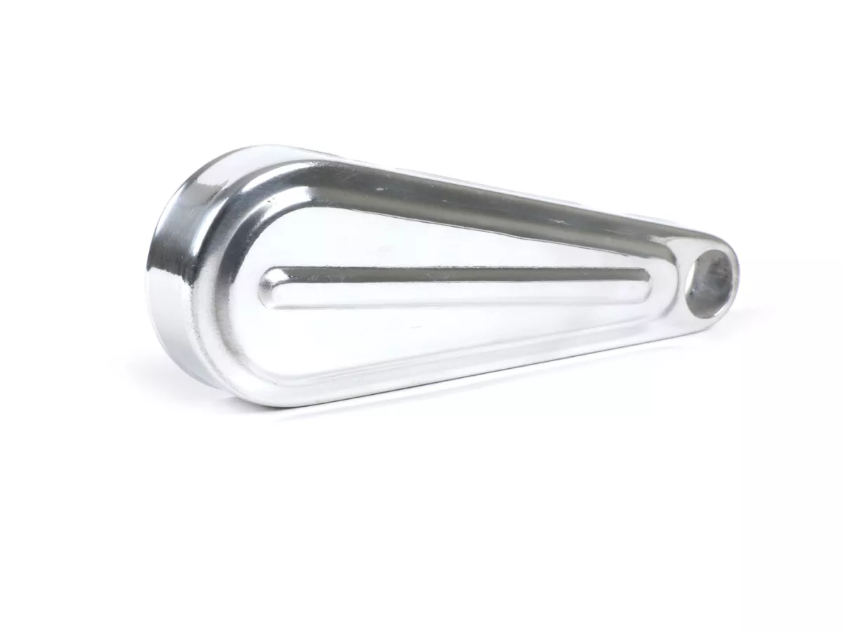 Swingarmdeksel -CIF- Vespa 1954-64 - met gat en stang
