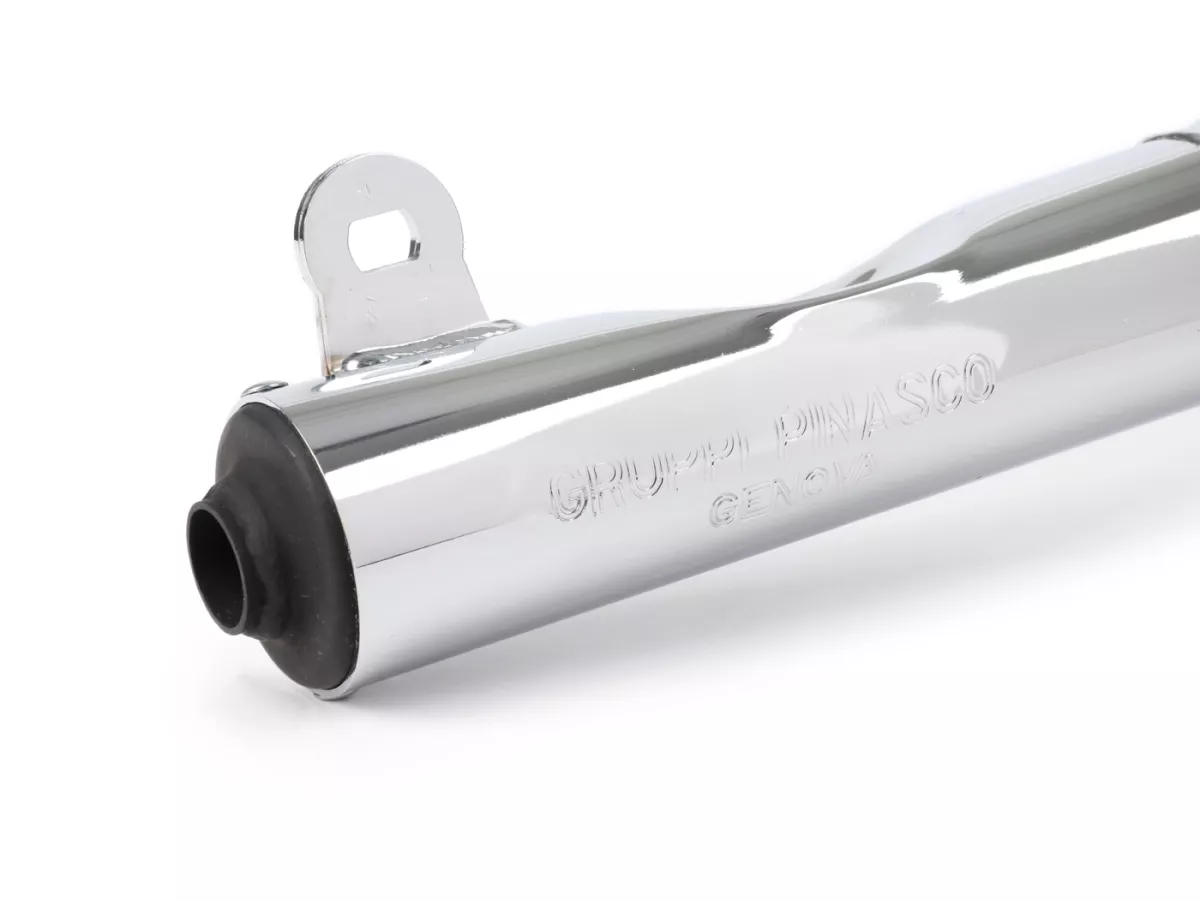 Knalpot -PINASCO Chrome- Vespa PX200