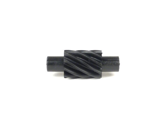 Pignon entraineur de compteur -BGM ORIGINAL- Vespa 9 dents, l= 31mm, carré 2,7mm, noir (monté sur Vespa V50, 50N, 50L, 50R (V5A1T, pneus 9 inch))