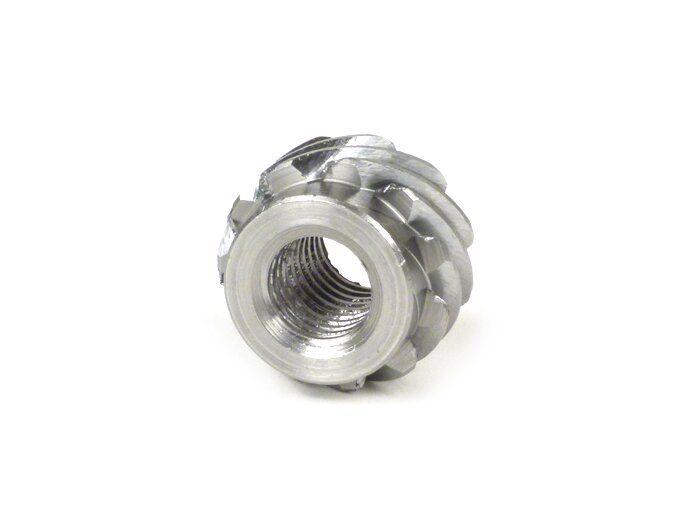 Tornillo sin fin del velocímetro sobre eje -BGM ORIGINAL- Vespa 11 dientes, Ø=21,8mm, metal (adecuado para tornillo sin fin del velocímetro 9 dientes) - (utilizado en Vespa V50, 50N, 50L, 50R (V5A1T, neumáticos de 9 pulgadas))
