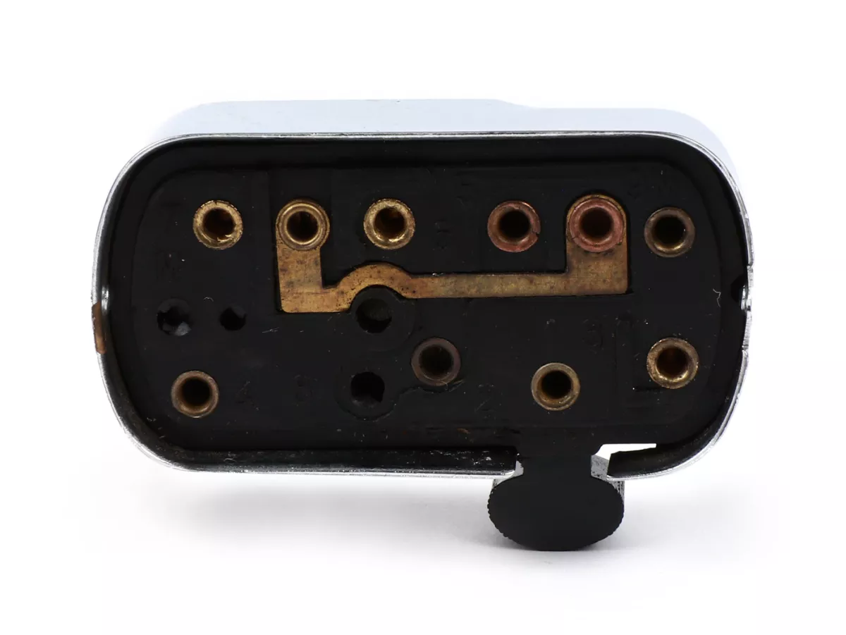 Lichtschakelaar -SIEM/GRABOR (NOS) modellen met batterij- Vespa VNA1T tot VNA2T (DE - T1/125), VNB1T tot VNB6T (DE - T2/125), VGLA/B (DE - T4/150), VGL1T (ACMA), VGL1T (DK - Touring), VB1T, VBA1T - met dodemansknop