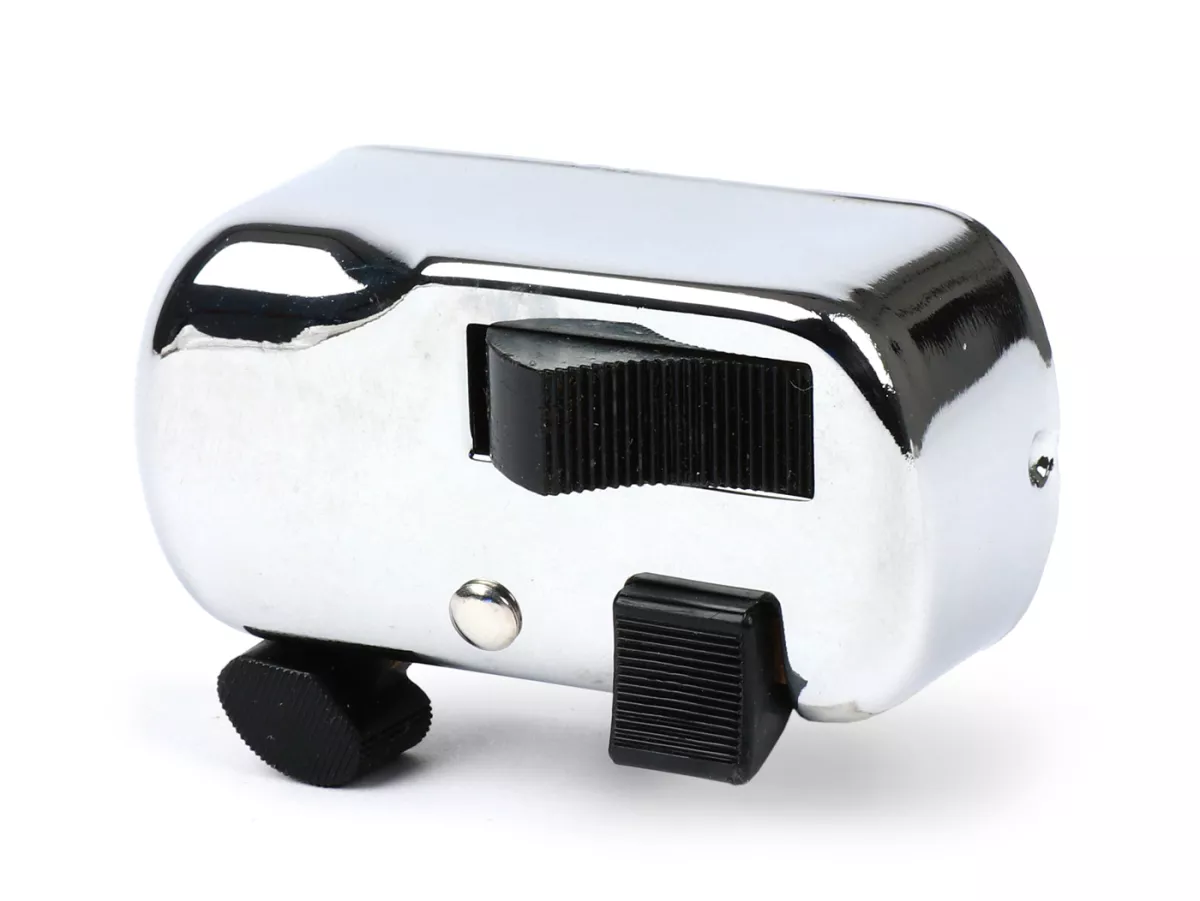 Light switch -SIEM/GRABOR (NOS) models with battery- Vespa VNA1T to VNA2T (DE - T1/125), VNB1T to VNB6T (DE - T2/125), VGLA/B (DE - T4/150), VGL1T (ACMA), VGL1T (DK - Touring), VB1T, VBA1T - without kill switch