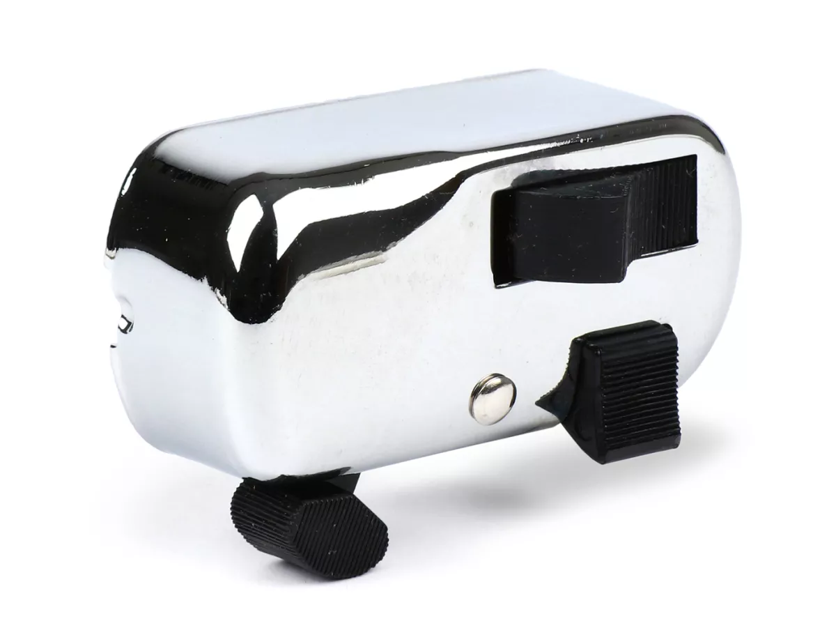 Light switch -SIEM/GRABOR (NOS) models with battery- Vespa VNA1T to VNA2T (DE - T1/125), VNB1T to VNB6T (DE - T2/125), VGLA/B (DE - T4/150), VGL1T (ACMA), VGL1T (DK - Touring), VB1T, VBA1T - without kill switch