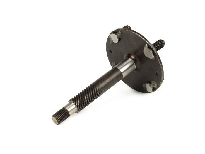 Flensa tromol rem / gandar depan -KUALITAS OEM, baut stud Ø = 10mm- Vespa VNB3T, VNB4T, VNB5T, VNB6T, VBB1T (71001-), VBB2T