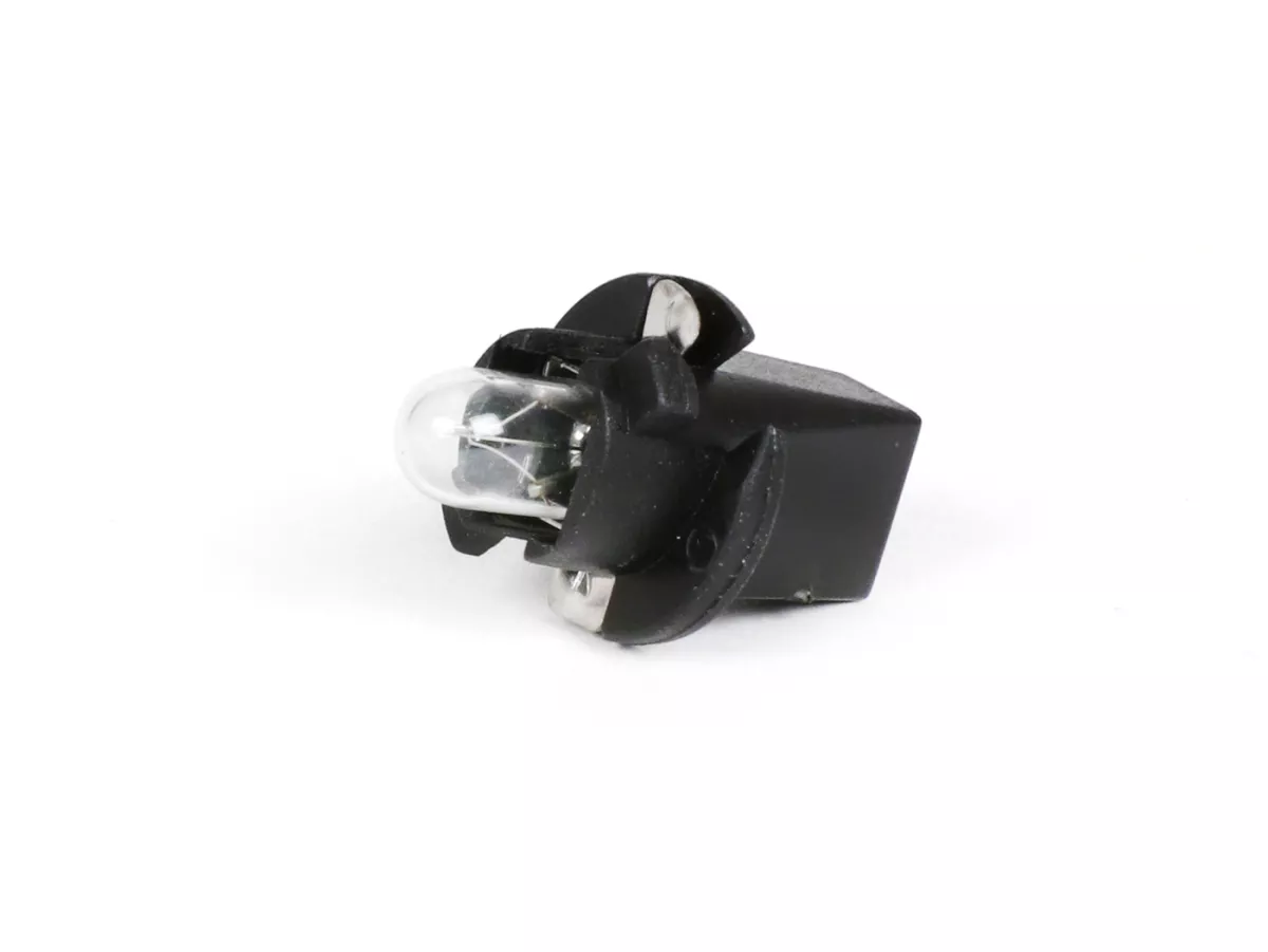 Birne mit Fassung -OEM QUALITÄT- W2x4,6d - 12V, 1,2W - Kontrollleuchte Tachometer