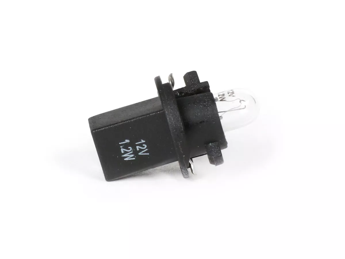 Birne mit Fassung -OEM QUALITÄT- W2x4,6d - 12V, 1,2W - Kontrollleuchte Tachometer
