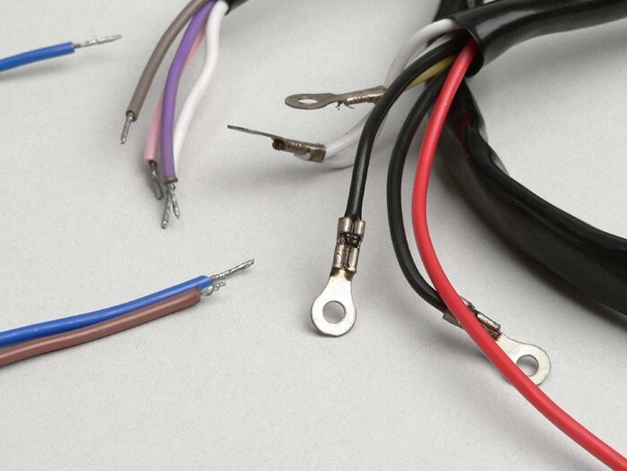 Wiring loom -VESPA- Vespa GS160 (36001-) - models with battery