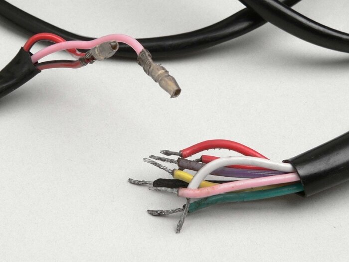 Wiring loom -VESPA- Vespa GS160 (36001-) - models with battery