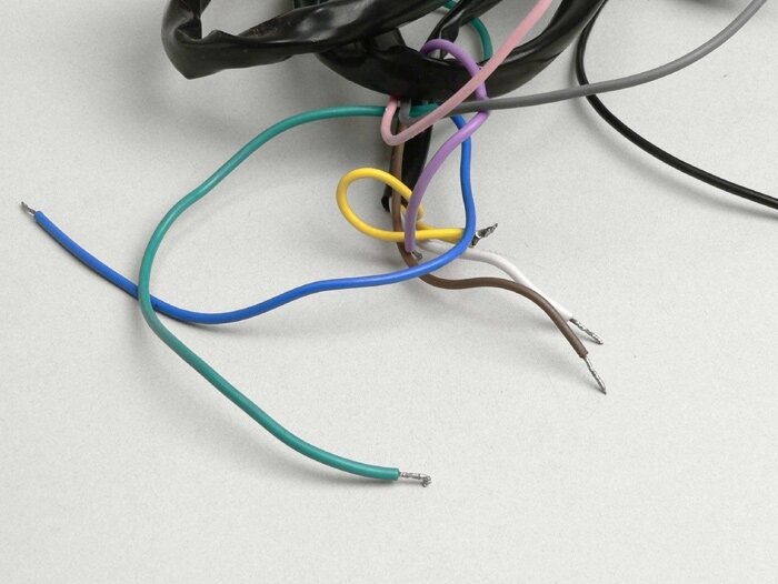 Wiring loom -VESPA- Vespa 150 VBA1T (76050-), VBB1T (-71000), VGLA, VGLB - horn AC