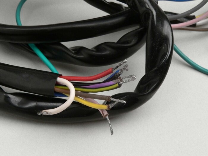 Wiring loom -VESPA- Vespa 150 VBA1T (76050-), VBB1T (-71000), VGLA, VGLB - horn AC