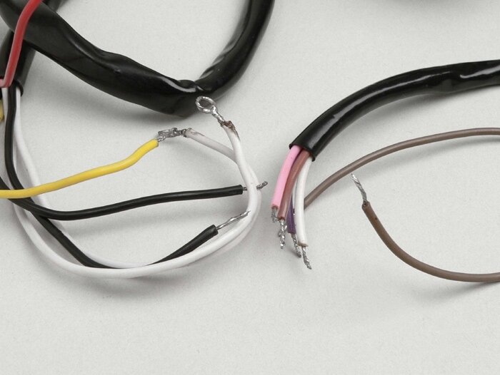 Wiring loom -VESPA- Vespa GS160 (-36000) - models with battery