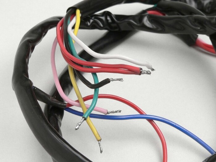 Wiring loom -VESPA- Vespa GS160 (-36000) - models with battery
