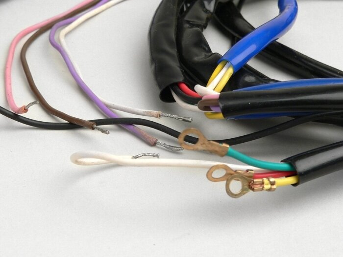 Wiring loom -VESPA- Vespa Wideframe VM2T, VN1T, VN2T, Vespa 150 VL1T
