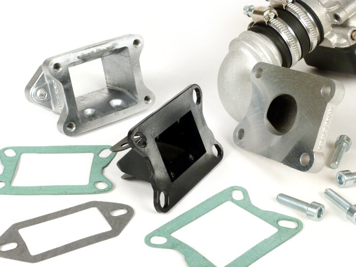 Kit carburador -MALOSSI MK 2 136 cc válvula de láminas, 25mm Dellorto PHBL- Vespa V50, V90, PV125, ET3