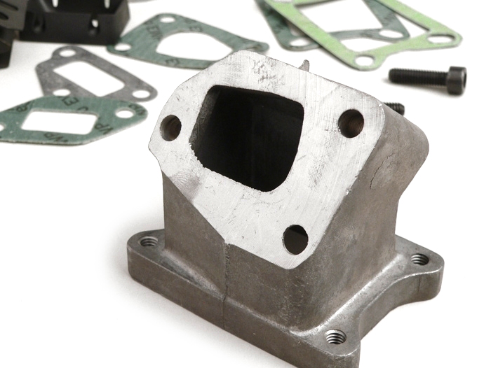 Intake manifold - for reed valve -MALOSSI 3-stud reed valve- Vespa PK XL - CS=28.5mm