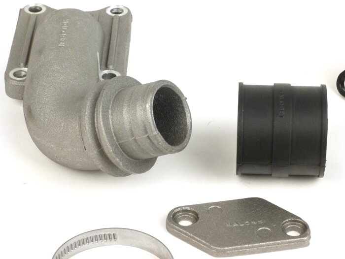 Intake manifold - for reed valve -MALOSSI V2.0 reed valve, direct intake 136cc MK2, MK3, MK4, MHR- Vespa PK S/XL - CS=30mm