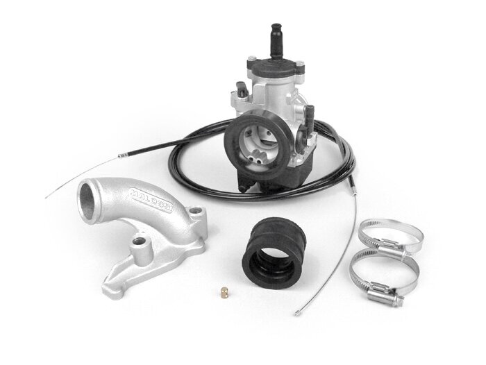 Kit carburateur -MALOSSI DELLORTO PHBH 28 BS, admission rotative- Vespa PX, Sprint, Rally180 (VSD1T), Rally200 (VSE1T)
