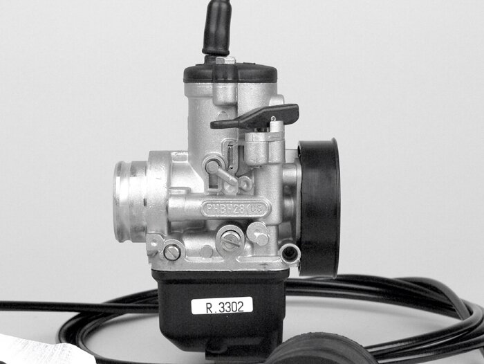 Kit carburateur -MALOSSI DELLORTO PHBH 28 BS, admission rotative- Vespa PX, Sprint, Rally180 (VSD1T), Rally200 (VSE1T)