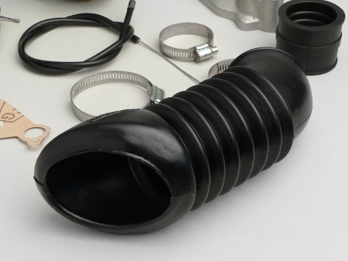 Kit carburateur -MALOSSI DELLORTO PHBH 30 BD, admission rotative, y compris les tuyaux et les câbles d'admission d'air- Vespa PX, Sprint, Rally180 (VSD1T), Rally200 (VSE1T)