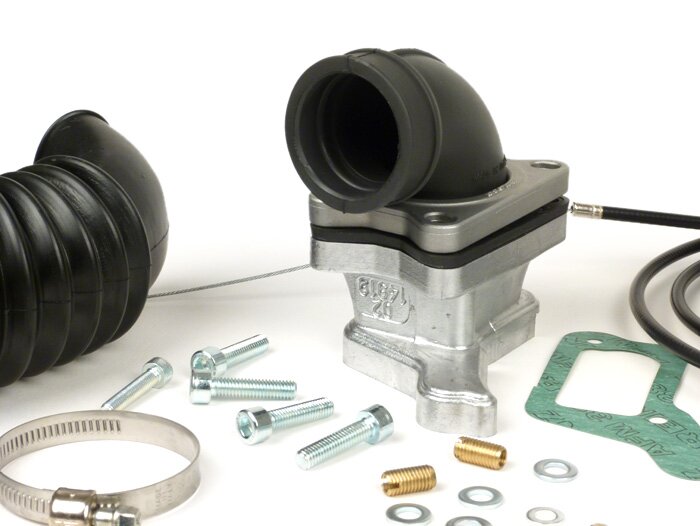 Kit carburateur -MALOSSI DELLORTO PHBH 28 BS, boite à clapets X360 V2.0- Vespa PX, Sprint, Rally180 (VSD1T), Rally200 (VSE1T)