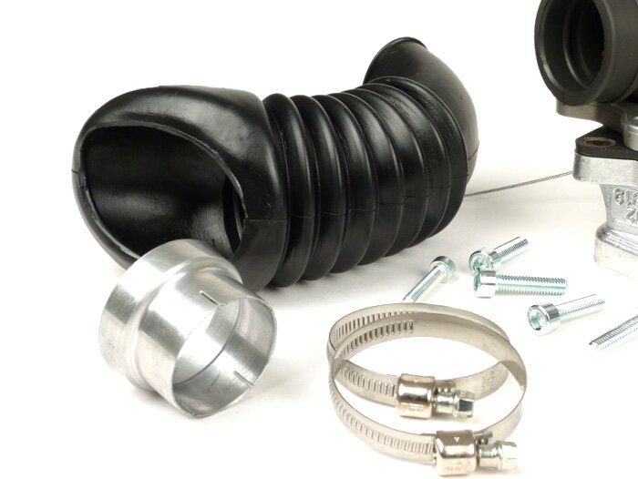 Kit carburateur -MALOSSI DELLORTO PHBH 28 BS, boite à clapets X360 V2.0- Vespa PX, Sprint, Rally180 (VSD1T), Rally200 (VSE1T)
