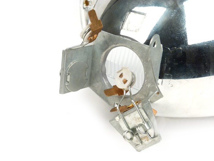 Lampu depan -SIEM, persegi panjang (dengan tanda persetujuan DGM) - Vespa V50 Special - bohlam 15W