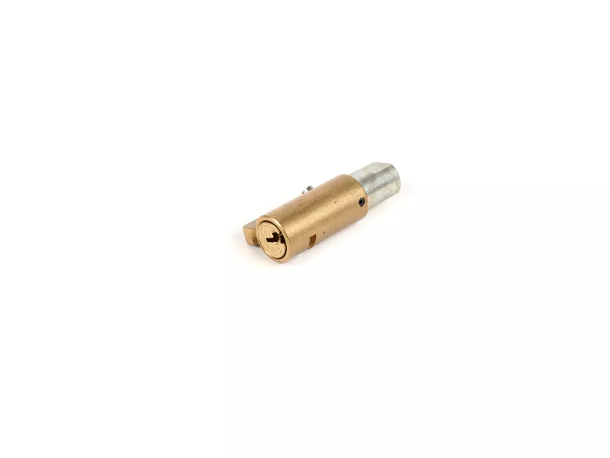 Juego de cerraduras -PIAGGIO (NOS) (Original NEIMAN) 38,5x4mm- Vespa PX(-1984), V50 Special(V5A2T/V5A3T), GT125(VNL2T 62685-), GTR125(VNL2T), TS(VNL3T), PV125(VMA2T 028960-), ET3(VMB1T), Super 150(VBC1T) - 2 piezas (cerradura dirección + cerradura maleter
