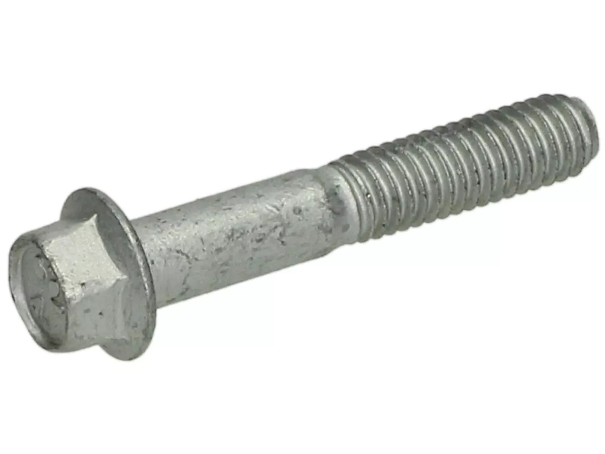 Skruv med fläns -M6 x 35mm- -PIAGGIO- (används för varioskydd Piaggio, motvikts dekompressionsenhet Piaggio Leader AC/LC, Quasar/HPE)