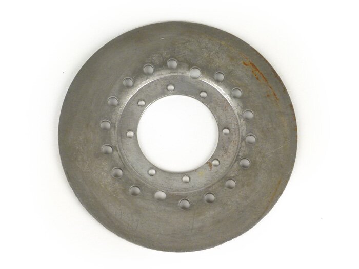 Base plate clutch sprocket (riveted) -PIAGGIO, 7-spring Vespa type (Rally200, PX200, T5 125cc)
