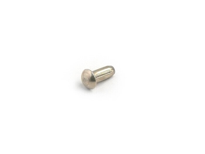 Rivet Ø=4x10mm for steering lock cover type NEIMAN (oval) -OEM QUALITY- Vespa Rally180 (VSD1T), Rally200 (VSE1T), Sprint150 (VLB1T), TS125 (VNL3T), Super, GT125 (VNL2T), GTR125 (VNL2T), GL150 (VLA1T), SS180 (VSC1T), SS50, SS90, V50 SR