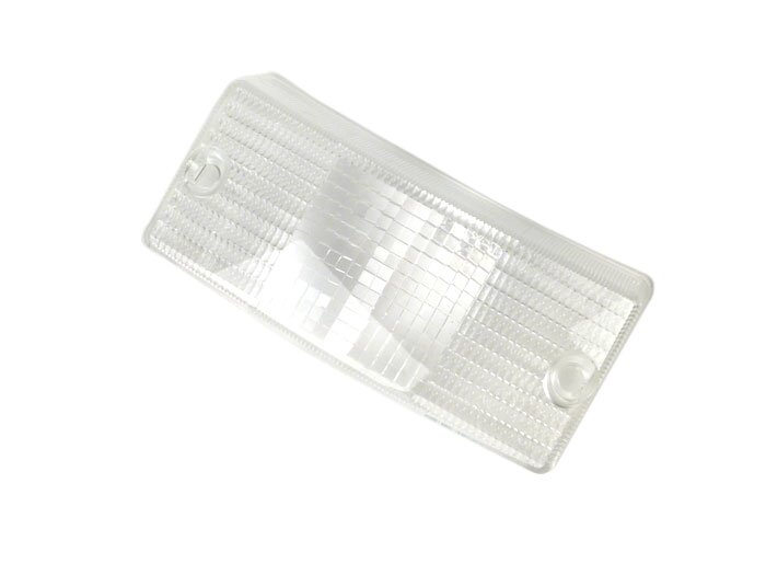 Indicator lens -SIEM- Vespa PX80, PX125, PX150, PX200, T5 125cc front lhs - colourless