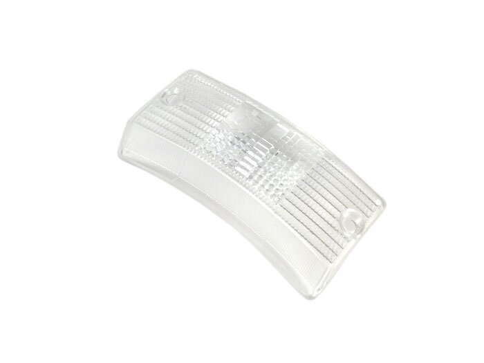 Indicator lens -SIEM- Vespa PX80, PX125, PX150, PX200, T5 125cc front rhs - colourless