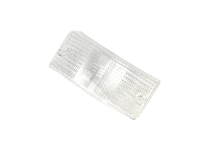 Indicator lens -SIEM- Vespa PX80, PX125, PX150, PX200, T5 125cc front rhs - colourless