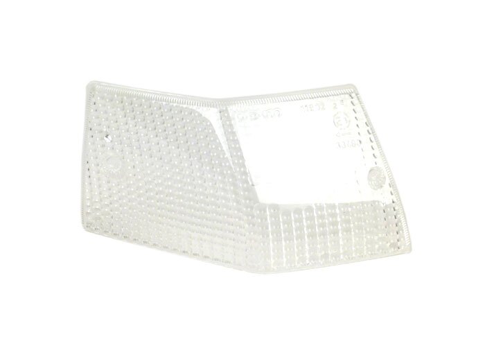 Indicator lens -SIEM- Vespa PX80, PX125, PX150, PX200, T5 125cc rear lhs - colourless