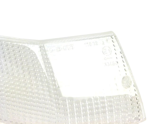 Indicator lens -SIEM- Vespa PX80, PX125, PX150, PX200, T5 125cc rear lhs - colourless