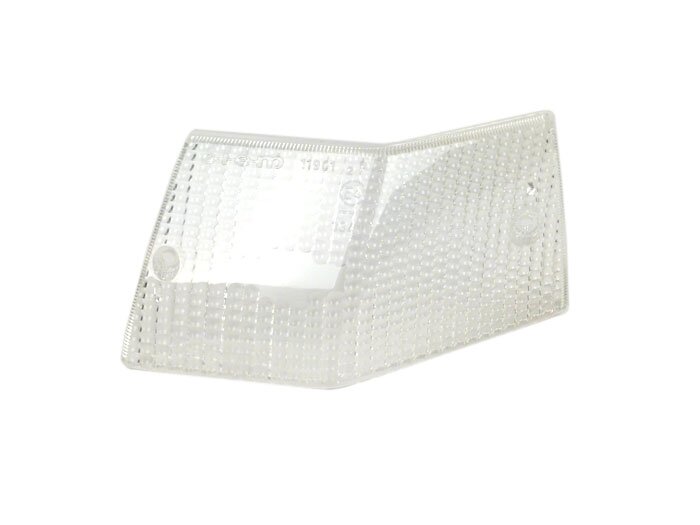 Indikatorglas -SIEM- Vespa PX80, PX125, PX150, PX200, T5 125cc bak höger - vit