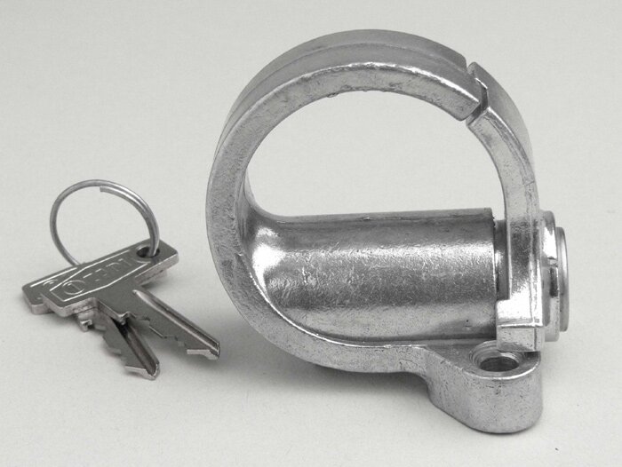 Bagagekrok -OEM KVALITET- Vespa V50, V90, PV, ET3, PK, PX, T5 125cc, Rally, Sprint, GT, GTR, SS180, GL, Super, GS160, GS 150, VNA, VNB, VBA, VBB - universal, låsbar