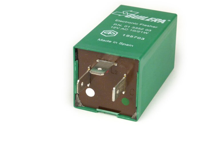 Knipperlichtrelais -PIAGGIO 3-PIN 12V 10/21W AC- Vespa PK S, PK XL, PK XL2, PX Lusso (1984-), Cosa, Cosa FL, T5 125cc, APE