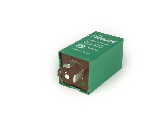 Knipperlichtrelais -PIAGGIO 3-PIN 12V 10/21W AC- Vespa PK S, PK XL, PK XL2, PX Lusso (1984-), Cosa, Cosa FL, T5 125cc, APE