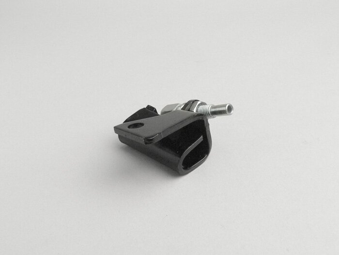 Bracket brake/clutch cable at engine -OEM QUALITY- Vespa PK50 (V5X1T), PK S 50-125 (V5X2T, V8X5T, VMX5T), PK XL 50-125 (V5X1T, V5X3T, V5X6T), PK50 XL2 (-V5X3T 185557), PK50 XL2 Elestart (-V5X3T 3009419), PK125 XL2 (-VMX6T 53526)