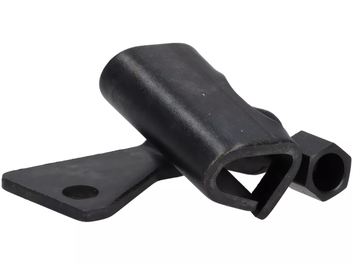 Broms-/kopplingskabelns fästplatta på motorn -OEM KVALITET- Vespa PK50 (V5X1T), PK S 50-125 (V5X2T, V8X5T, VMX5T), PK XL 50-125 (V5X1T, V5X3T, V5X6T), PK50 XL2 (upp till nr. V5X3T 185557), PK50 XL2 Elestart (t.o.m. nr V5X3T 3009419), PK125 XL2 (t.o.m. nr 