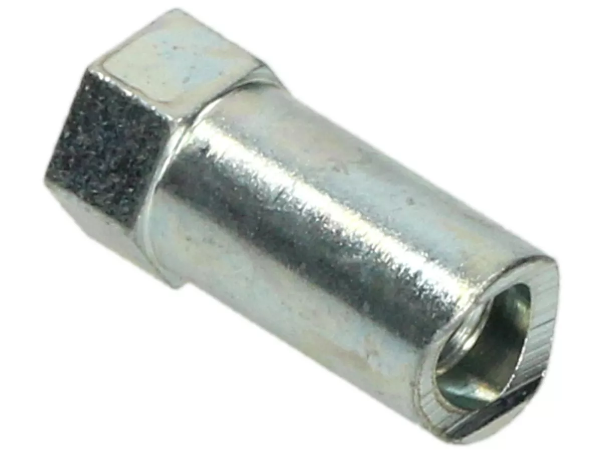 Mur knurled kabel rem -M6 x 1.0- (digunakan pada model Piaggio dengan rem tromol)